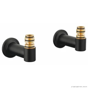 Brizo Wall Mount Tub Filler Union Kit - Matte Black Finish T71764-BL