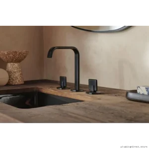 Brizo Matte Black Widespread Faucet Knob Set HK5367-BL Allaria Pair