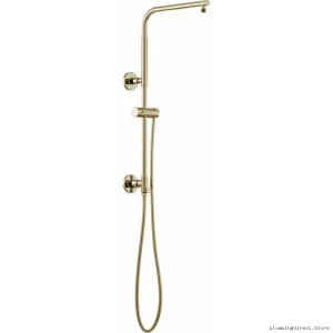 European Style Polished Nickel Shower System - Brizo Modern Bathroom