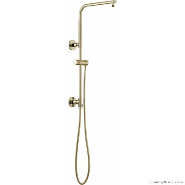 European Style Polished Nickel Shower System - Brizo Modern Bathroom