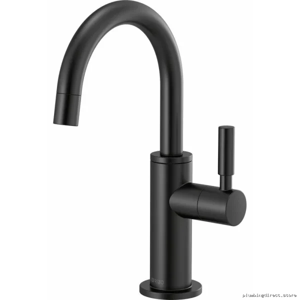 Brizo Modern Matte Black Stainless Steel Beverage Tap - Model #61320