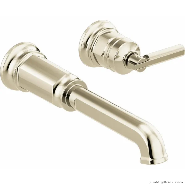 Brizo Modern Single Handle Wall Mount Faucet in Polished Nickel