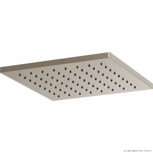 Brizo Modern Square Raincan Shower Head – Brushed Nickel Finish & High Pressure Design
