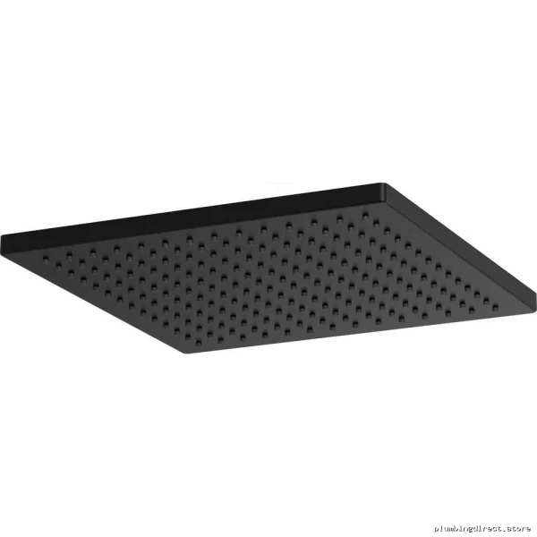 Modern Square Raincan-Shower Head High Flow Rate Matte Black Finish by Brizo - Image 2
