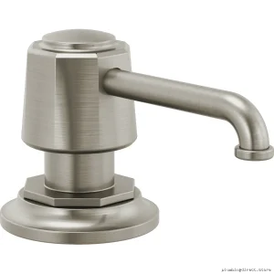 Stainless Steel Soap & Lotion Dispenser - Brizo Modern Dual-Use Design