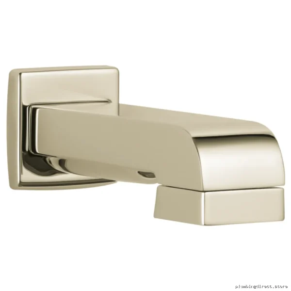 Brizo RP64084PN Modern Tub Spout - Polished Nickel Pull-Down Diverter