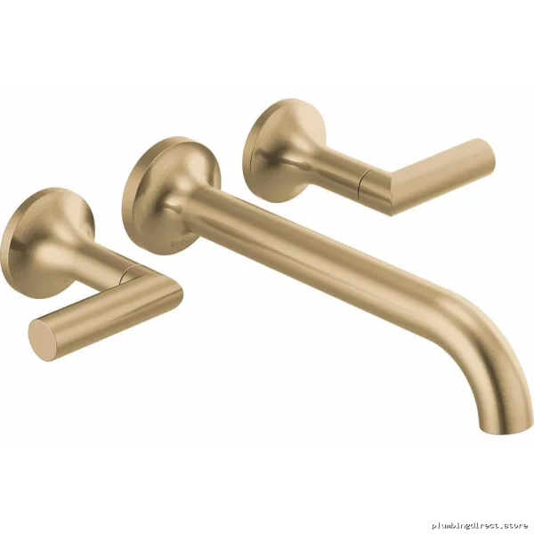 Brizo HL70475-GL Modern Wall-Mounted Tub Filler Lever Handle in Luxe Gold