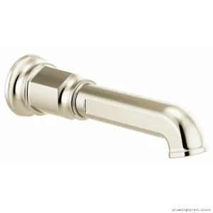 Brizo Invari Non-Diverter Tub Faucet Spout | Polished Nickel Finish RP100328PN