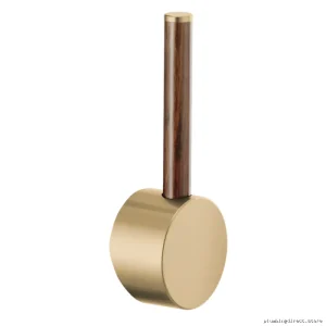 Brizo Odin Bar Faucet – Wooden Lever Handle in Luxe Gold Finish