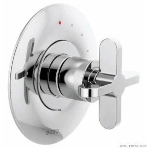 Brizo Odin Chrome Pressure Balance Shower Valve Trim Without Handle