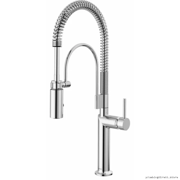 Brizo Odin Chrome Spring Pulldown Semi-Pro Kitchen Faucet