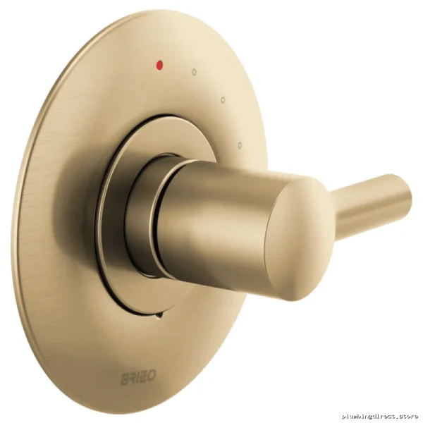 Brizo Odin Gold Pressure Balance Shower Valve Trim No Handle T60P075 - Image 2