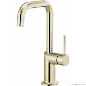 Brizo Odin Handle-Free Bar Faucet - Square Spout Polished Nickel