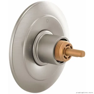 Brizo Odin 3-Way Handleless Shower Diverter Trim - Brushed Nickel