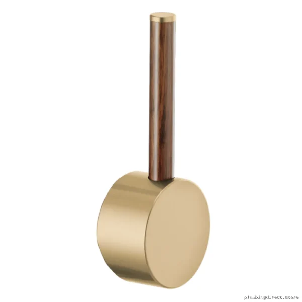 Brizo Odin Pull-Down Kitchen Faucet Wood Lever Luxe Gold Finish HLK177-GLWD