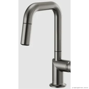 Brizo Odin Prep 63965LF-SLLHP Luxe Steel Faucet Square Spout Pulldown Spray