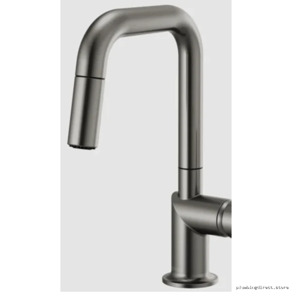 Brizo Odin Prep 63965LF-SLLHP Luxe Steel Faucet Square Spout Pulldown Spray