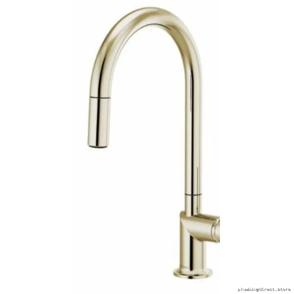 Brizo Odin Pull Down Kitchen Faucet in Polished Nickel Single Handle