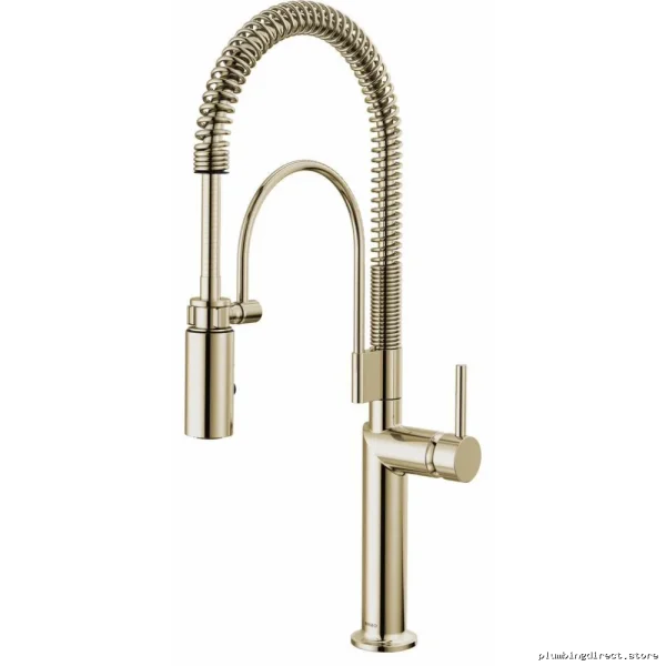 Brizo Odin Single Handle Pull Down Kitchen Faucet in Polished Nickel