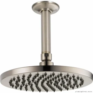 Brizo Odin Round Rainfall Shower Head - Brushed Nickel Finish