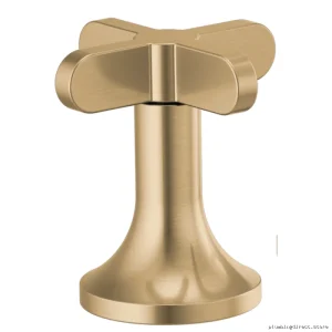 Brizo Odin Roman Tub Faucet - Luxe Gold Cross Handles HX675-GL