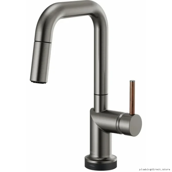 Brizo Odin SmartTouch Square Pull-Down Kitchen Faucet in Luxe Steel