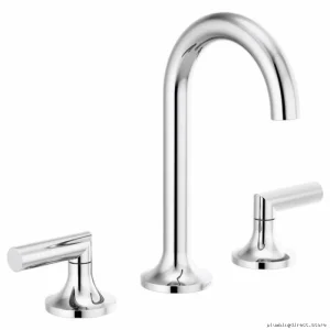 Brizo Odin Chrome Widespread Bathroom Faucet 1.2 GPM Water-Saving