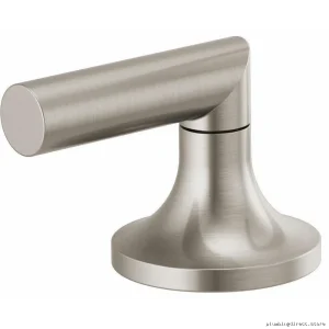 Brizo Odin Widespread Bathroom Faucet - Low Profile Lever Handles, Brushed Nickel Finish
