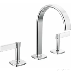 Brizo Polished Chrome Bathroom Faucet Lever Handles Pair HL5368-PCCL