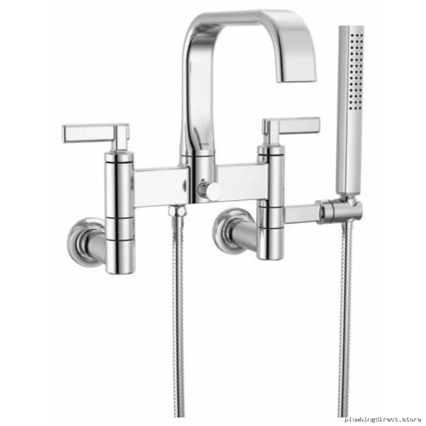 Brizo Polished Chrome Tub Filler Trim Kit with Lever Handles T70368-PC