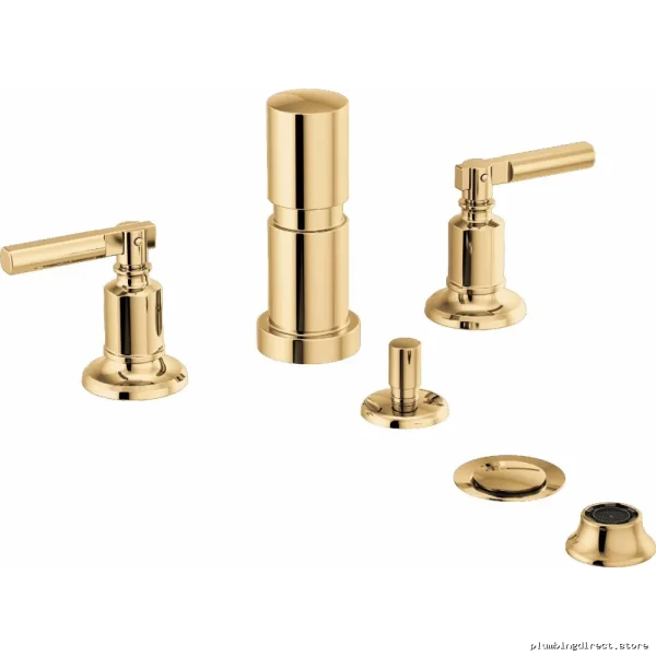 Brizo Polished Gold Bidet Faucet - Invari Series Bathroom Upgrade