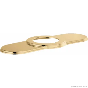 Brizo RP100324PG Invari Deck Plate - Polished Gold Single Hole Bathroom Faucet Trim