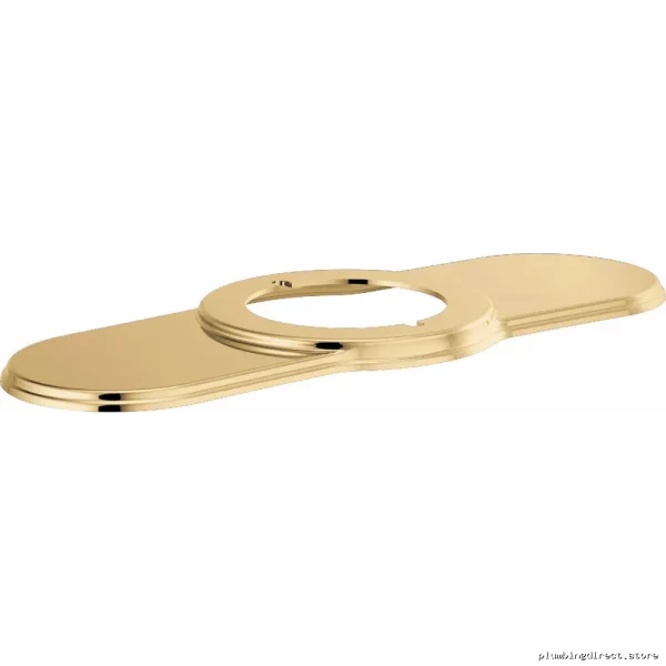 Brizo RP100324PG Invari Deck Plate - Polished Gold Single Hole Bathroom Faucet Trim