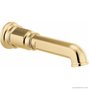 Brizo Polished Gold Tub Spout - Non-Diverter Faucet RP100328PG