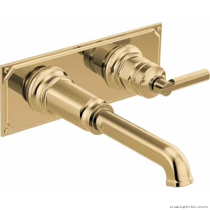 Brizo Polished Gold Wall-Mount Single Lever Faucet Handle
