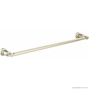 Brizo Polished Nickel 24-Inch Towel Bar - Invari Modern Bathroom Hardware
