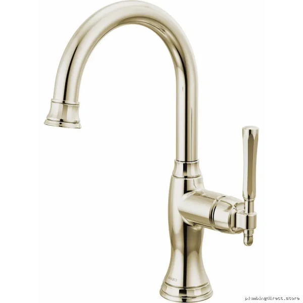 Brizo Polished Nickel Bar Faucet 61058LF-PN for Prep Sinks