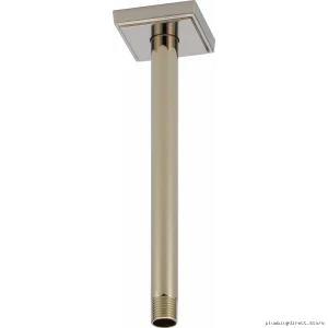 Polished Nickel Ceiling-Mount Shower Arm & Flange Kit - Brizo RP70765PN