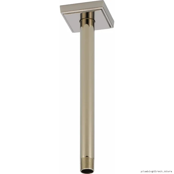 Polished Nickel Ceiling-Mount Shower Arm & Flange Kit - Brizo RP70765PN