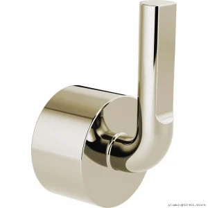 Brizo Polished Nickel Freestanding Tub Faucet with Notch Lever Handle