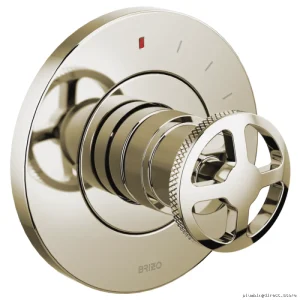 Brizo Polished Nickel Pressure Balance Valve Trim Without Handle T60P035