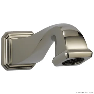 Brizo Polished Nickel Pull-Down Tub Spout with Diverter RP62605PN