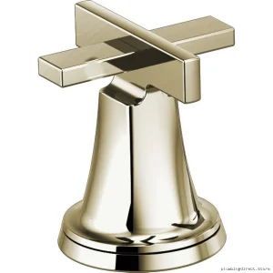 Brizo Polished Nickel Roman Tub Faucet Cross Handle Set HX698-PN