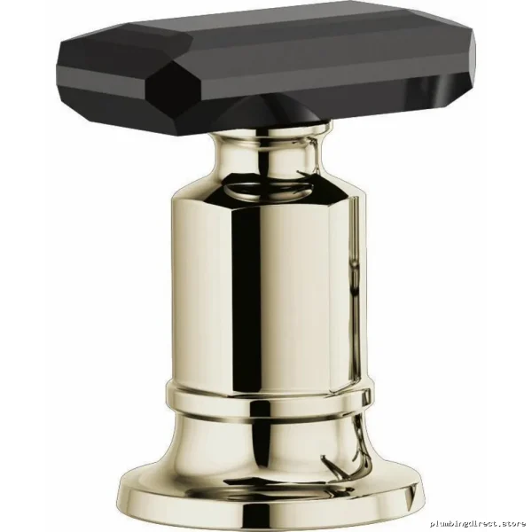 Brizo Polished Nickel Roman Tub Faucet with Crystal Lever Handles HK676-PNBC - Image 2