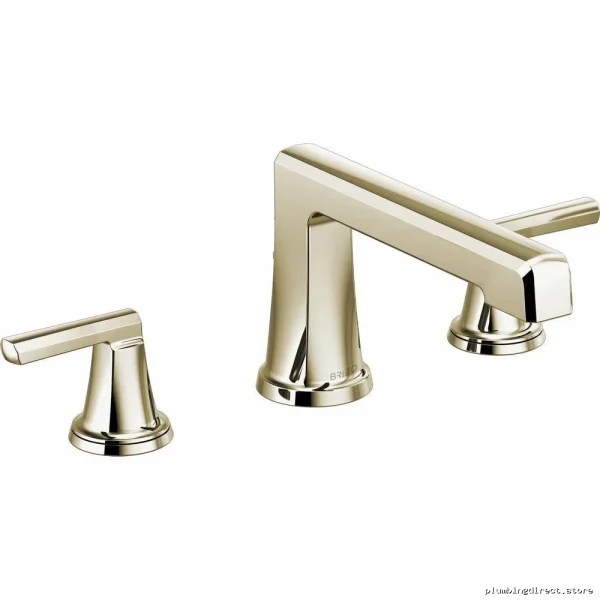 Brizo Polished Nickel Roman Tub Lever Shower Faucet Handles Set - Image 2