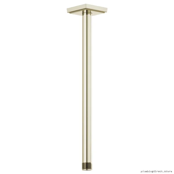 Brizo Polished Nickel Square Flange Shower Arm 14 Ceiling Mount