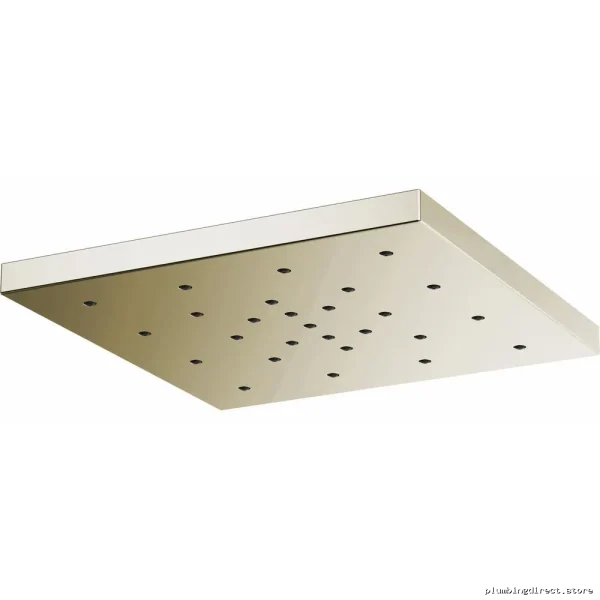 Brizo Polished Nickel Square Rain Shower Head with H2OKinetic Technology