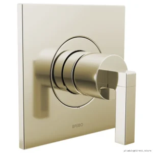 Brizo Polished Nickel Thermostatic Shower Valve Trim by Frank Lloyd Wright
