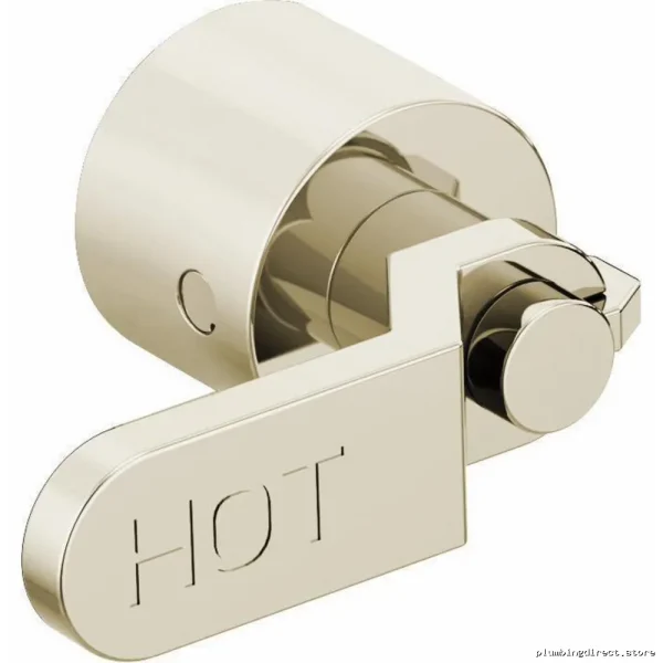 Brizo Polished Nickel Wall-Mount Tub Filler with Industrial Levers HL70434-PN - Image 2