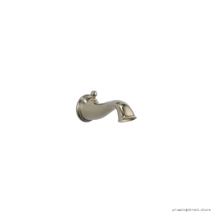 Brizo Polished Nickel Traditional Tub Spout with Built-in Diverter RP49094PN